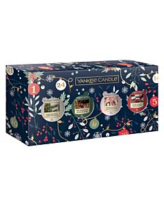 Yankee Candle Countdown to Christmas Four Sampler Votive Gift Set